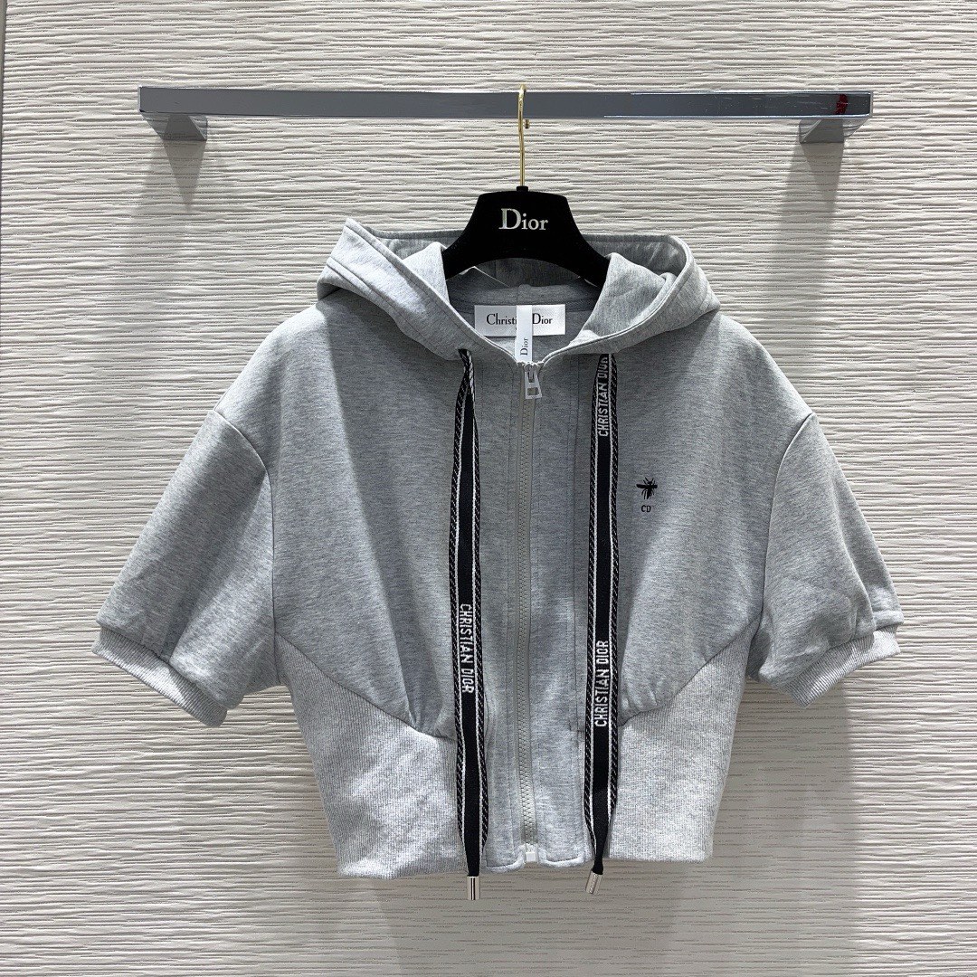 ディオール 魅力Ｎ級品 半袖 トップス 運動セット フード付き ズボン パーカーセット 短パン五分袖 ブルー_3