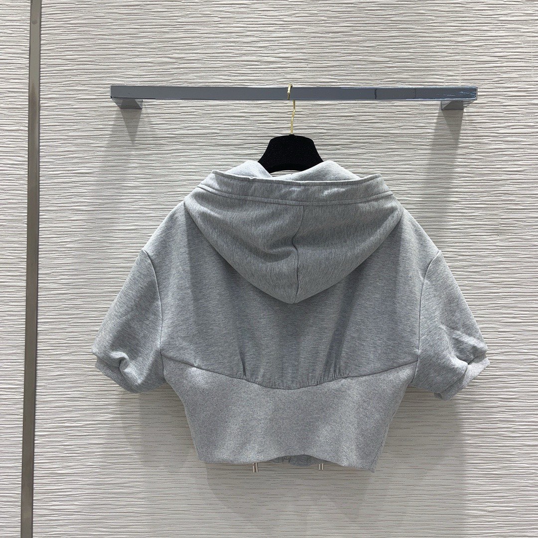 ディオール 魅力Ｎ級品 半袖 トップス 運動セット フード付き ズボン パーカーセット 短パン五分袖 ブルー_9