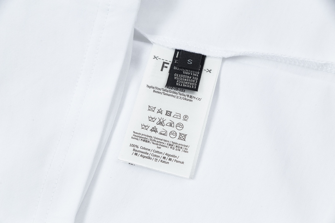 フェンディ 激安通販 コピー 半袖 Tシャツ コットン ホワイト 柔らかい 花柄_6