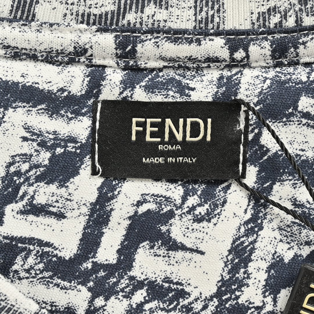 フェンディ 激安通販 コピー 半袖 Tシャツ コットン ホワイト 柔らかい 花柄_3
