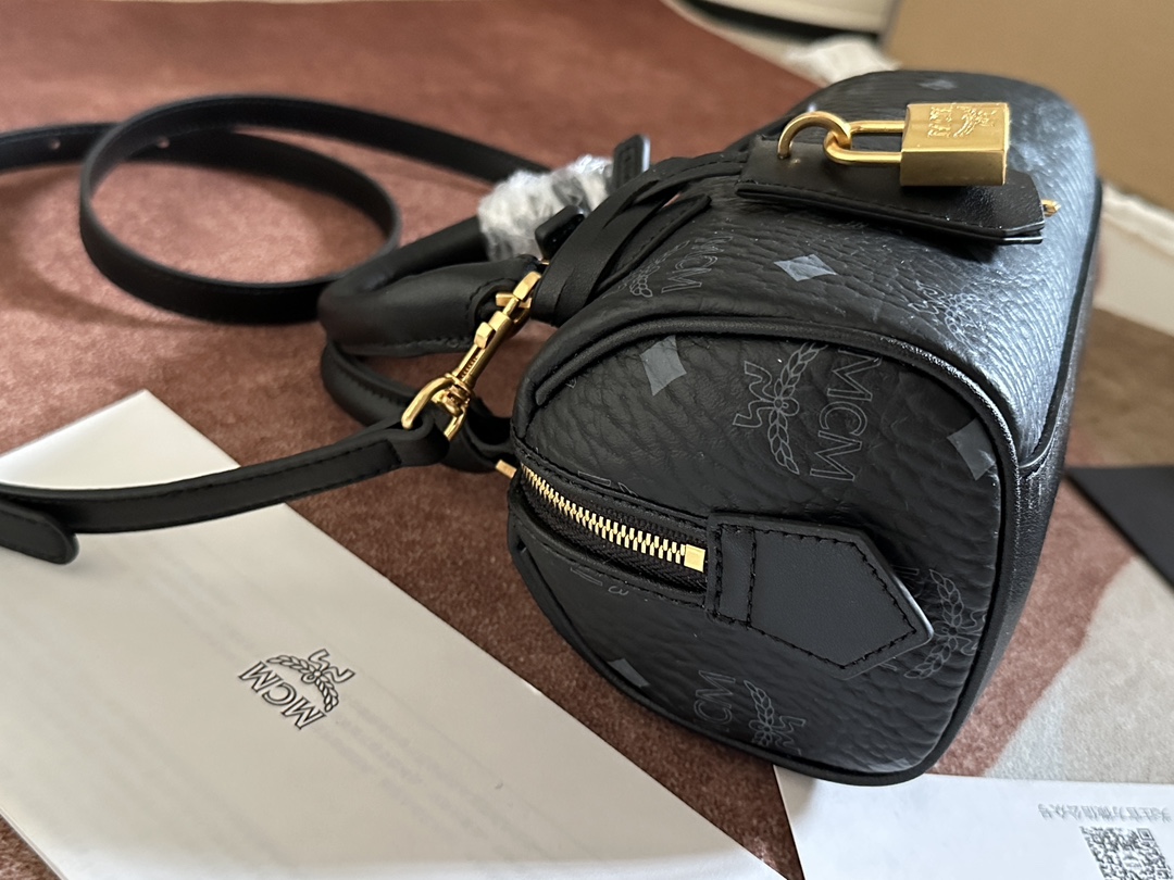 mcm バッグ 値段コピー 持ちバッグ 斜め掛けバッグ カジュアル 牛革 ミニバッグ ファッション 流行品 ブラック_6