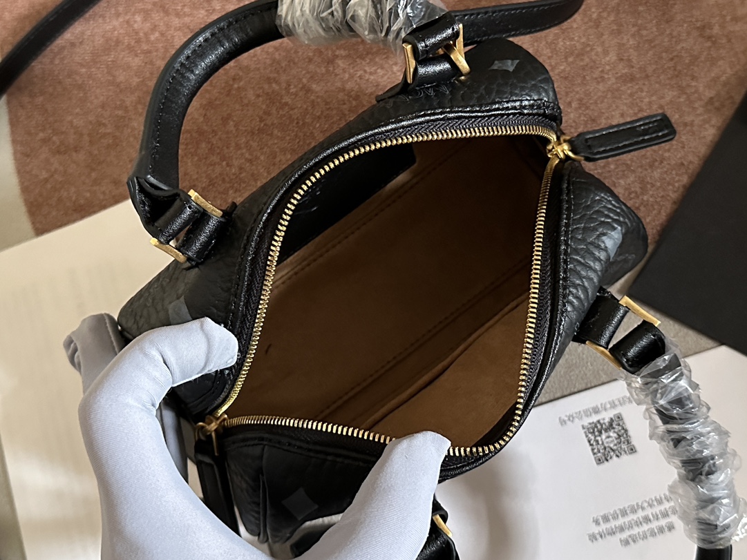 mcm バッグ 値段コピー 持ちバッグ 斜め掛けバッグ カジュアル 牛革 ミニバッグ ファッション 流行品 ブラック_9