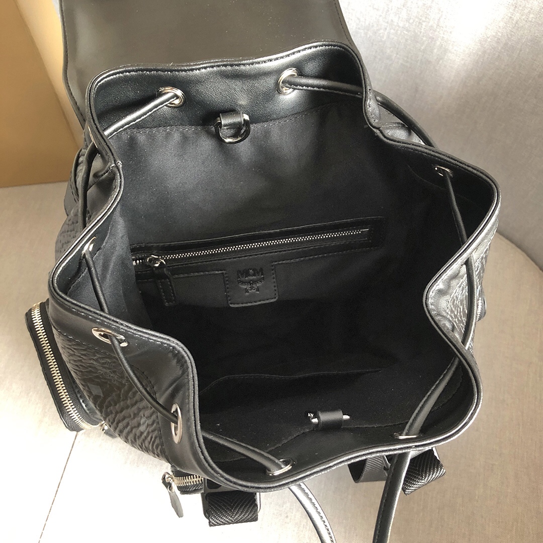 mcm ハンドバッグＮ級品 旅行バッグ バックバッグ 大容量 ファッション 快適 日常用 シンプル ブラック_9