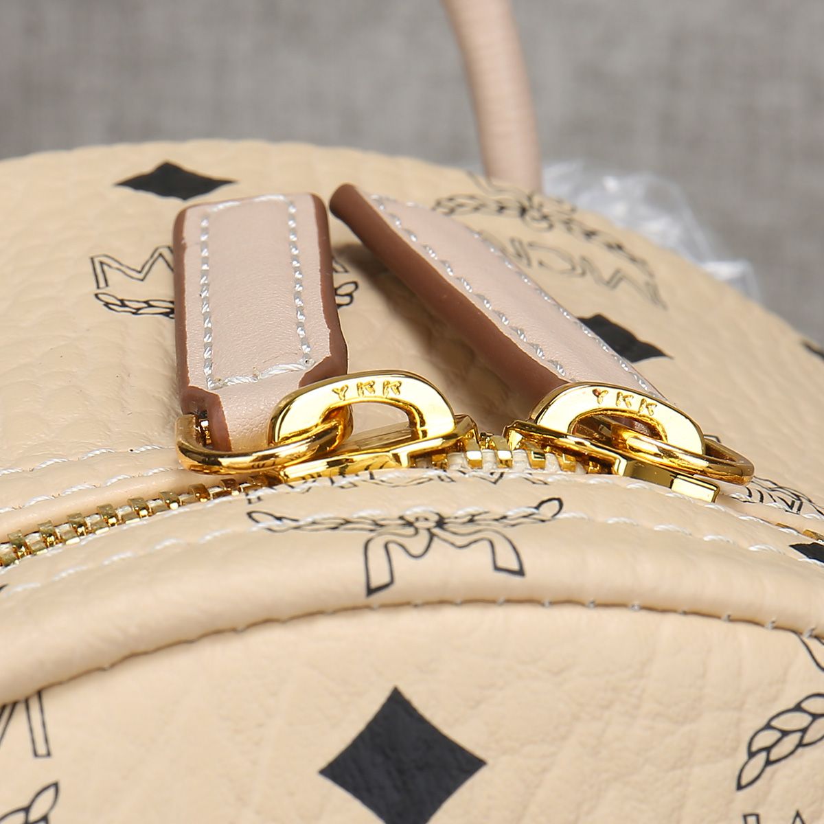 mcm ラインＮ級品 バックバッグ 旅行バッグ 通勤 4サイズ可選 レディース 牛革 ファッション 杏色_6