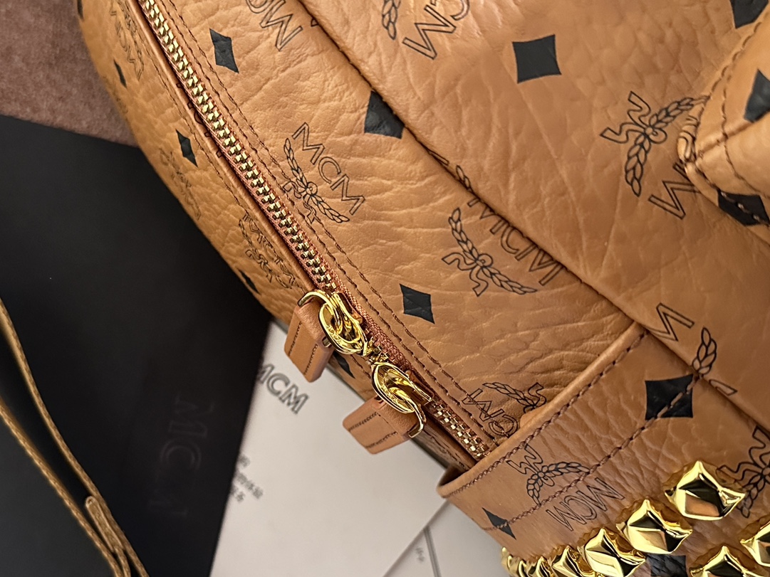 mcm バッグ 値段Ｎ級品 バックバッグ 牛革 カジュアル 旅行 レザー 大人気 ファッション ブラウン_7
