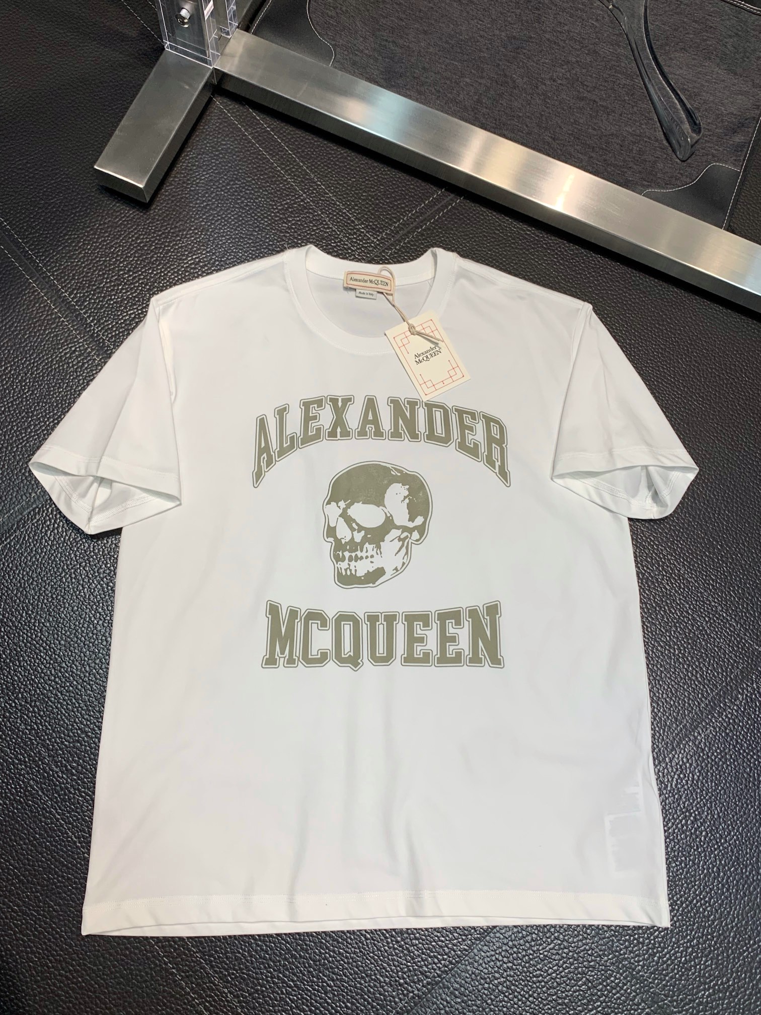 MCQ マックイーンtシャツコピー トップス 短袖 ファッション 純綿 柔らかい ゆったり メンズ 2色可選_3