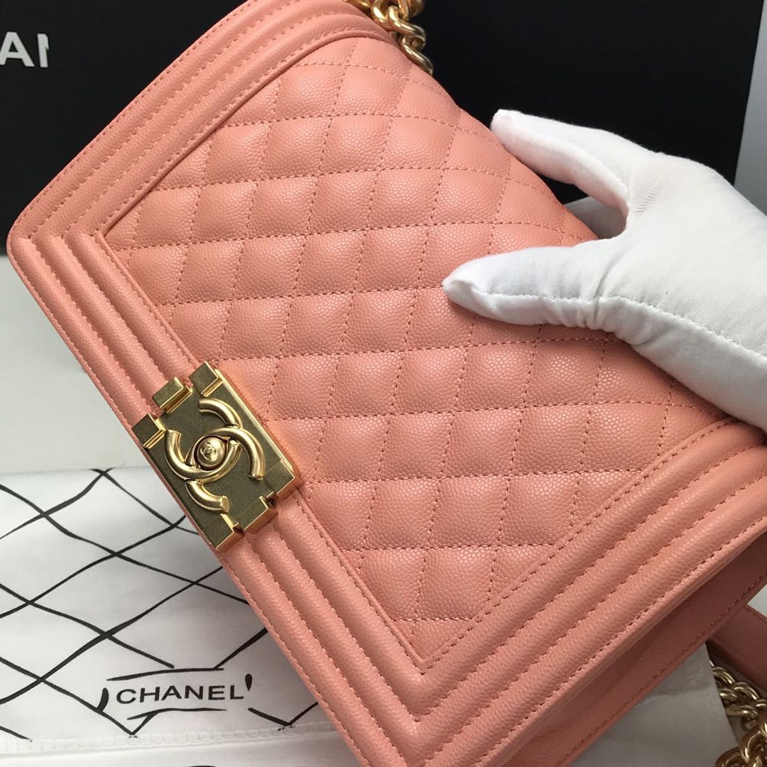 シャネル 定番人気物 スーパーコピー バッグ レザー ピンク 軽量 チェーンバッグ 人気_7