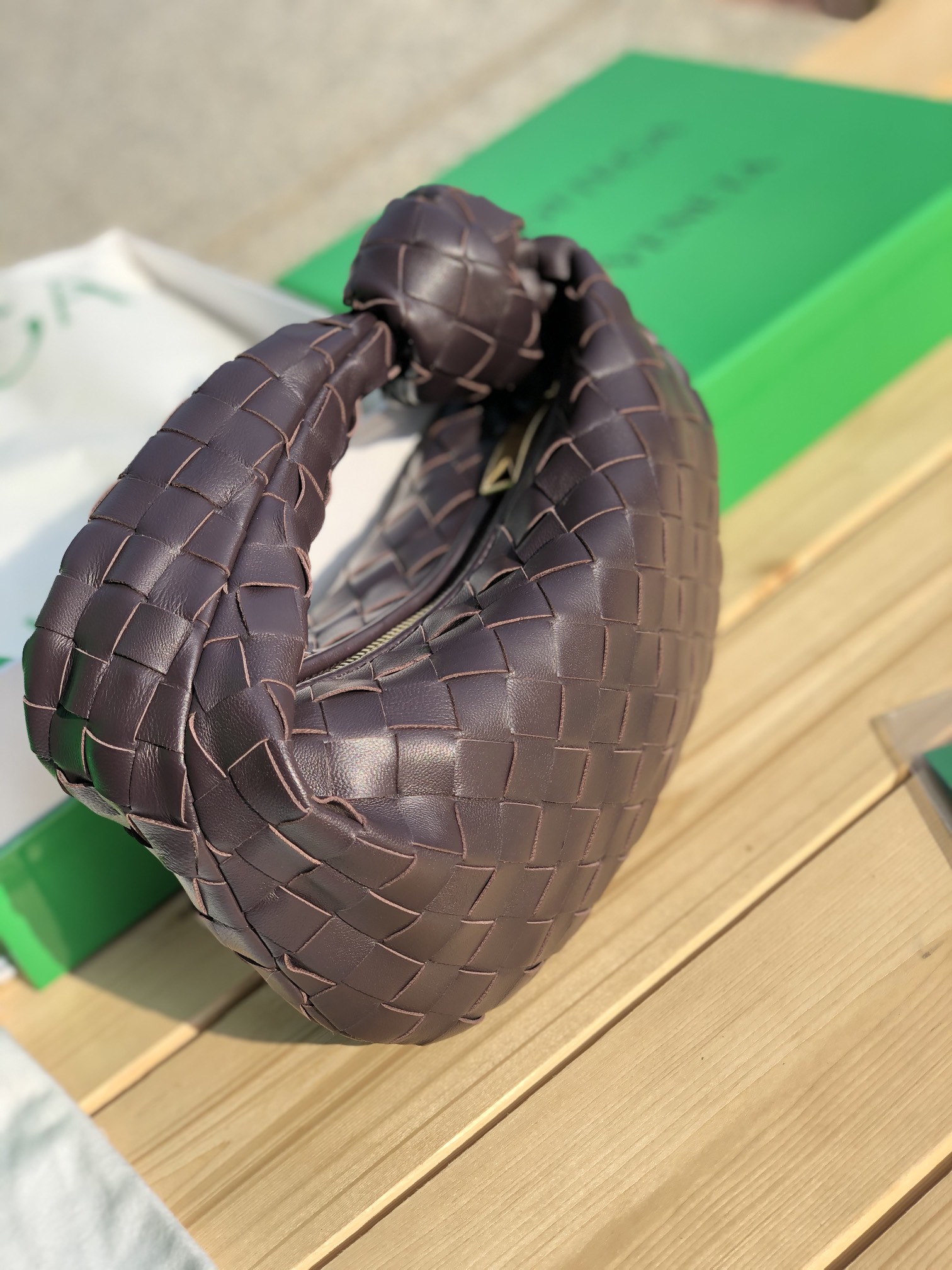 bottega venetaボッテガ カバＮ級品 ミニバッグ 編みバッグ 持ちバッグ 新商品 優雅 シンプル 人気 レッド_1
