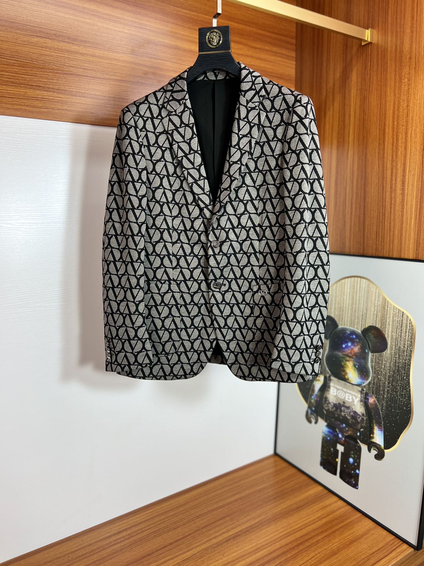 valentino ヴァレンティノレディース服Ｎ級品 ビジネス スーツ トップス 1点 アウター ジャケット グレイ_1