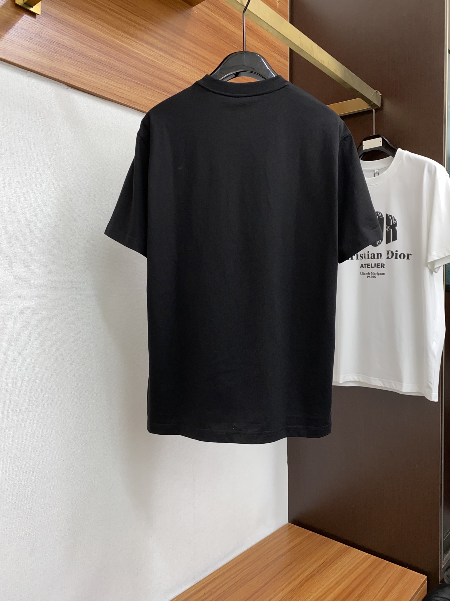 メンズ ディオールtシャツＮ級品 トップス 短袖 純綿 弾性がいい プリント ゆったり シンプル ブラック_8