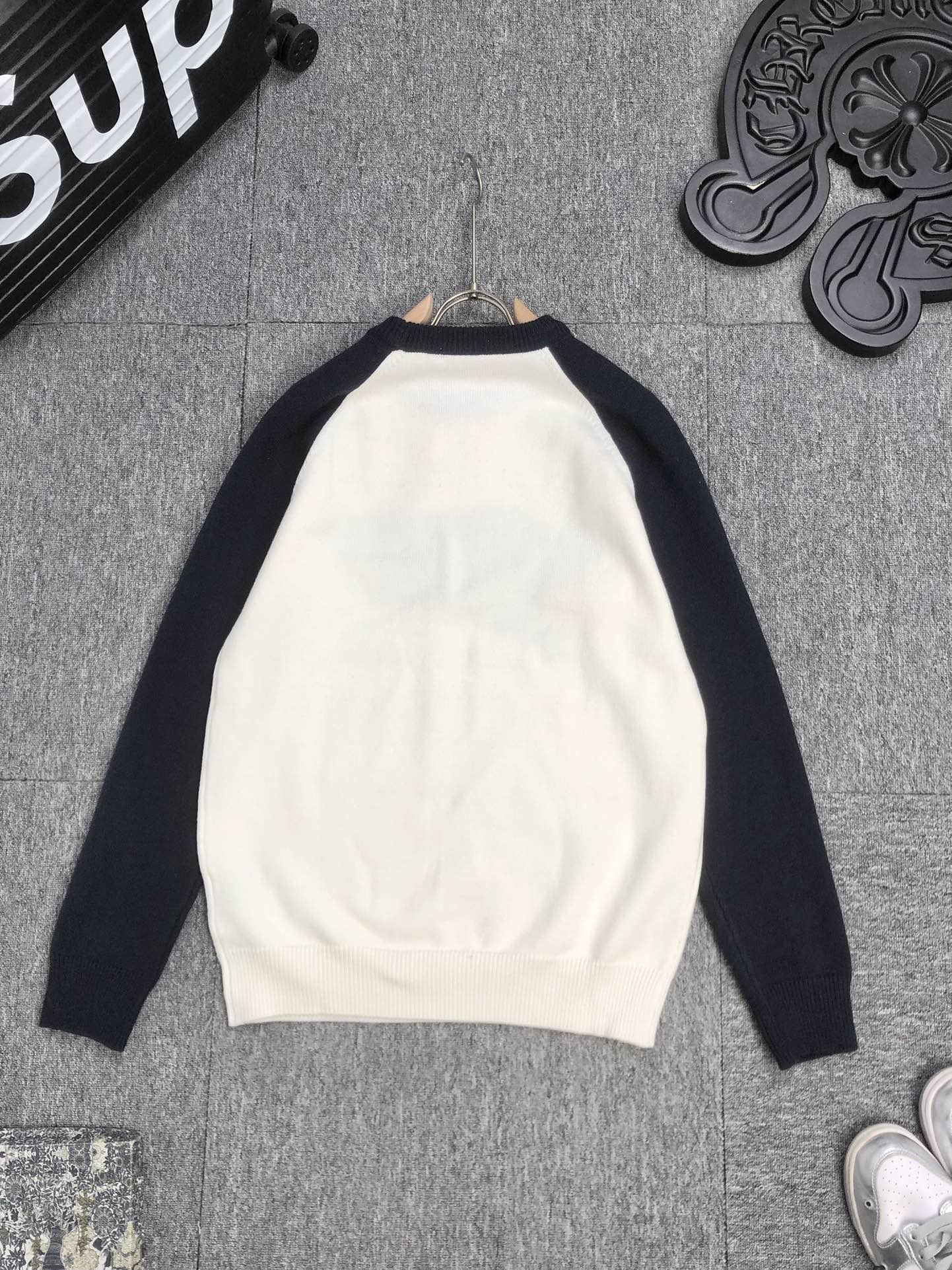 メンズ ディオール tシャツ激安通販 品質保証安い 純綿 トップス 長袖 秋服 ファッション 柔らかい 安い ホワイト_2