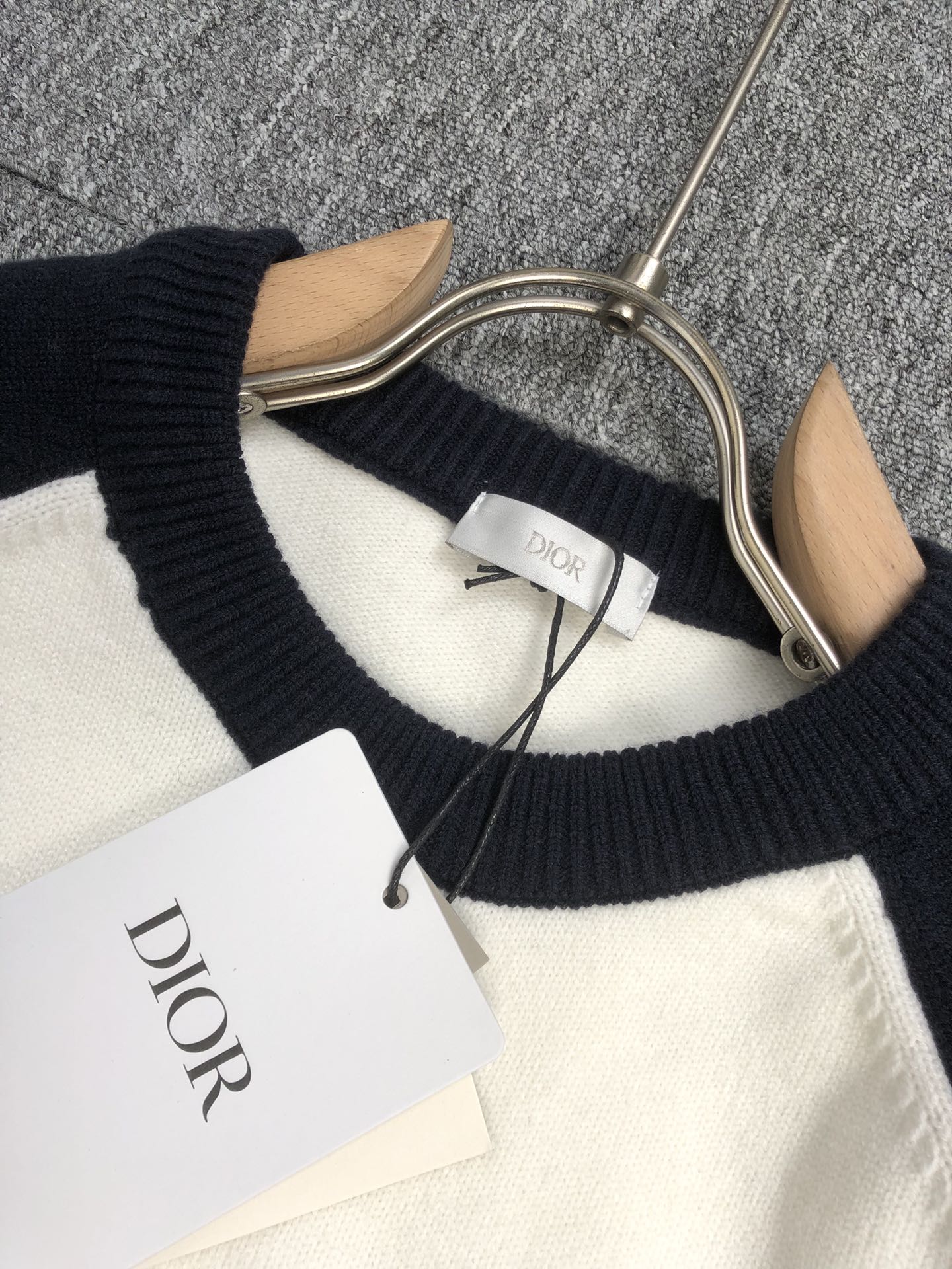 メンズ ディオール tシャツ激安通販 品質保証安い 純綿 トップス 長袖 秋服 ファッション 柔らかい 安い ホワイト_4