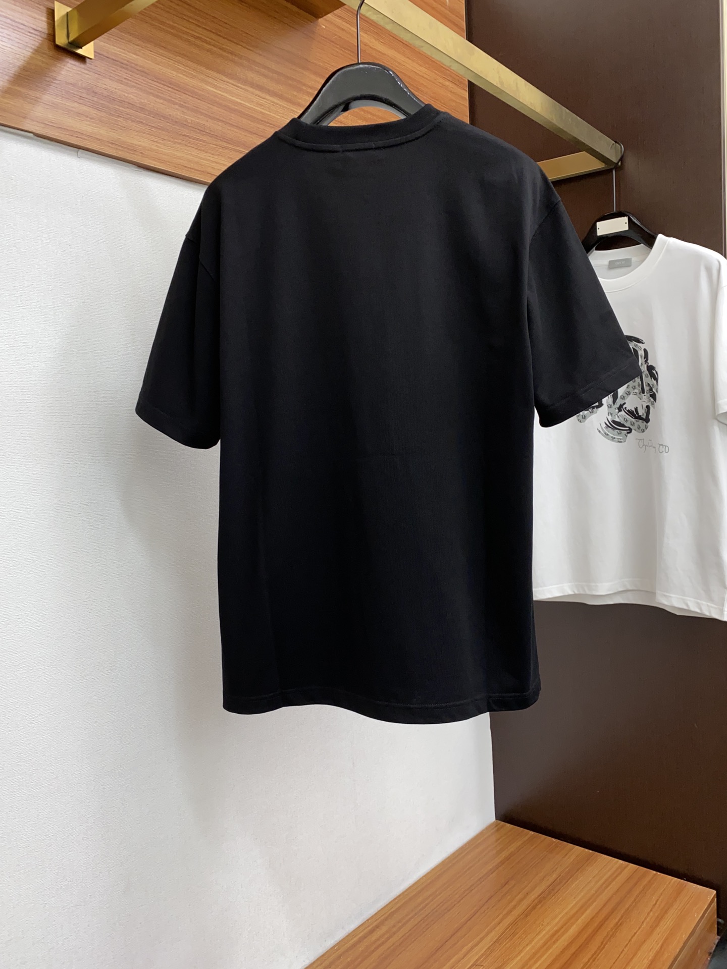 限定人気品★セール！dior レディース tシャツコピー 短袖 トップス 純綿tシャツ プリント 柔らかい 夏品 個性的 ブラック_8