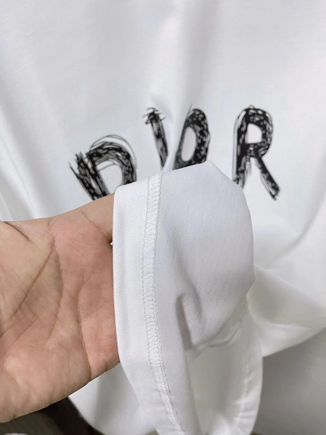 期間限定SALE!! ディオール ラスタ激安通販 短袖 tシャツ 純綿トップス ロゴプリント 大人気 男女兼用 ホワイト_6