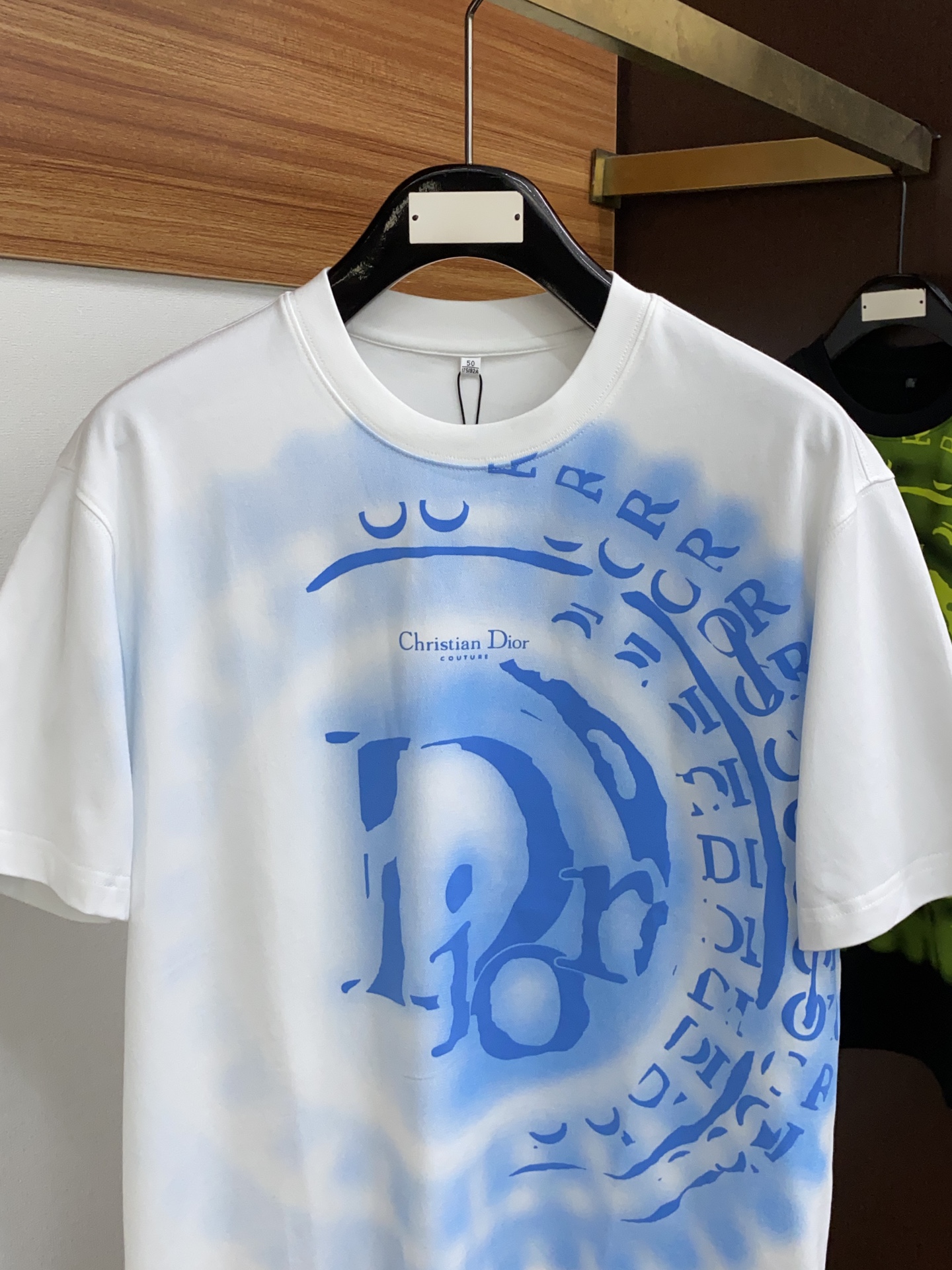 NEW夏の ディオール ムッシュとはスーパーコピー tシャツ 純綿 トップス プリント 柔らかい ホワイト_2
