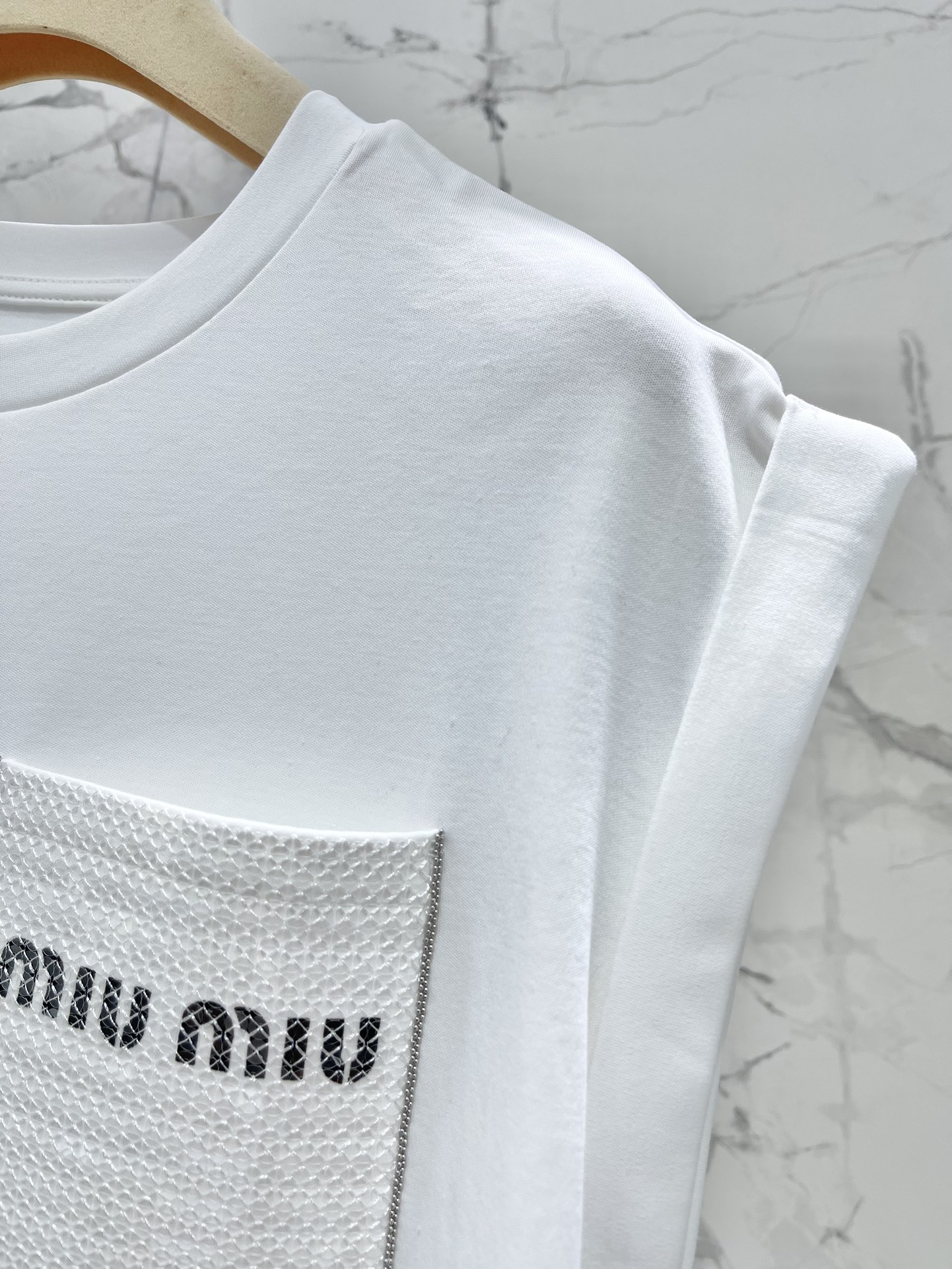 ミュウ 服 ポケモンコピー 柔らかい 無袖 Tシャツ トップス ファッション カジュアル 人気 シンプル ホワイト_6