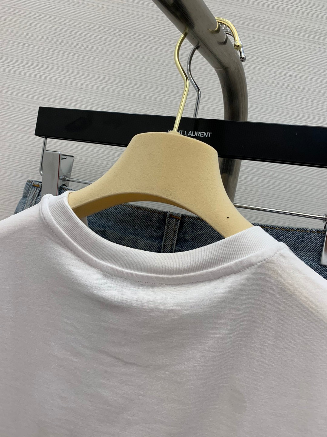 ミュウミュウ ロー ロゼコピー 短袖 Tシャツ トップス ロゴプリント ショット 柔らかい 人気新作 レディース ホワイト_8