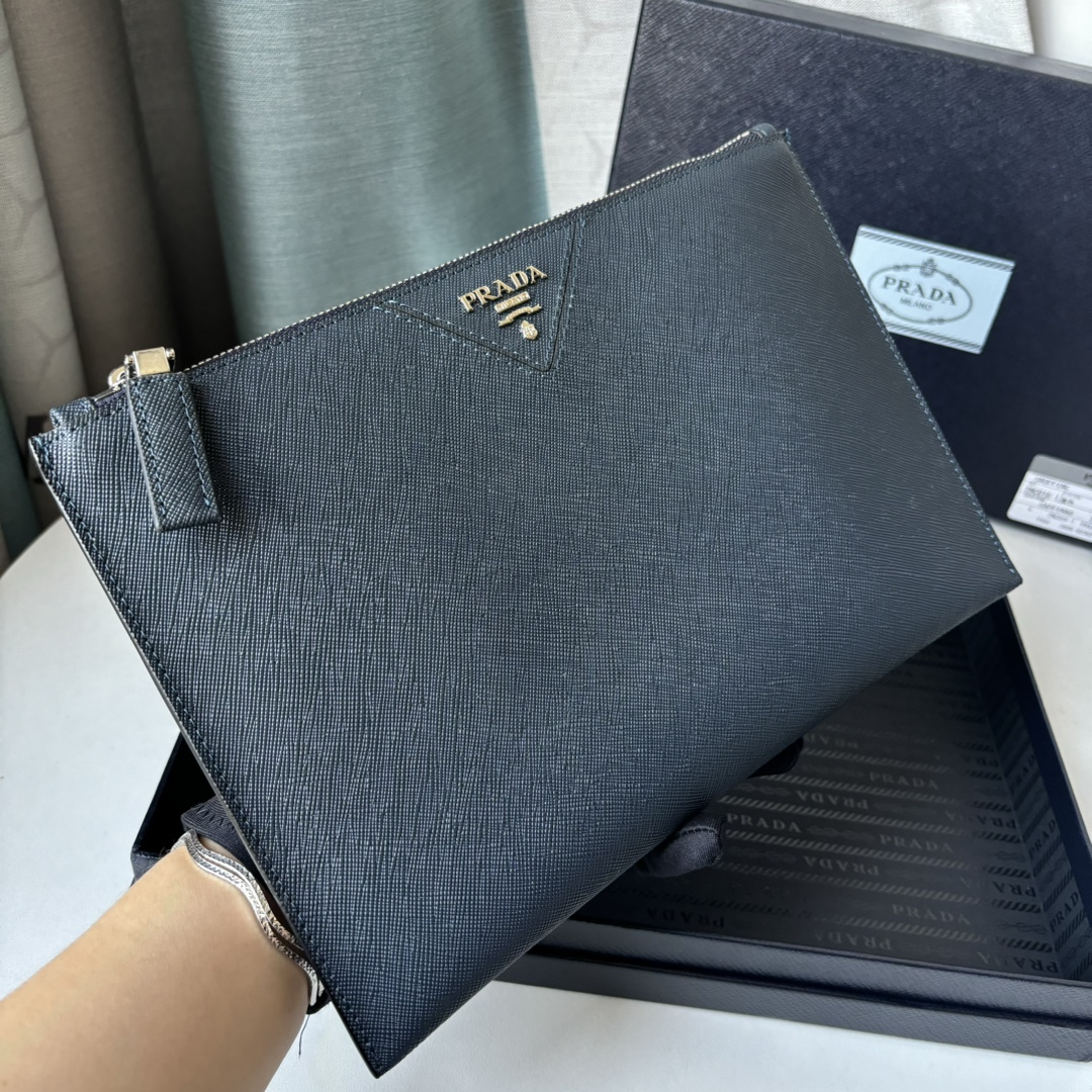 prada 日本限定コピー 柔らかい 持ちバッグ 便利 持ち手付き シンプルメンズ ファッション ブルー_4