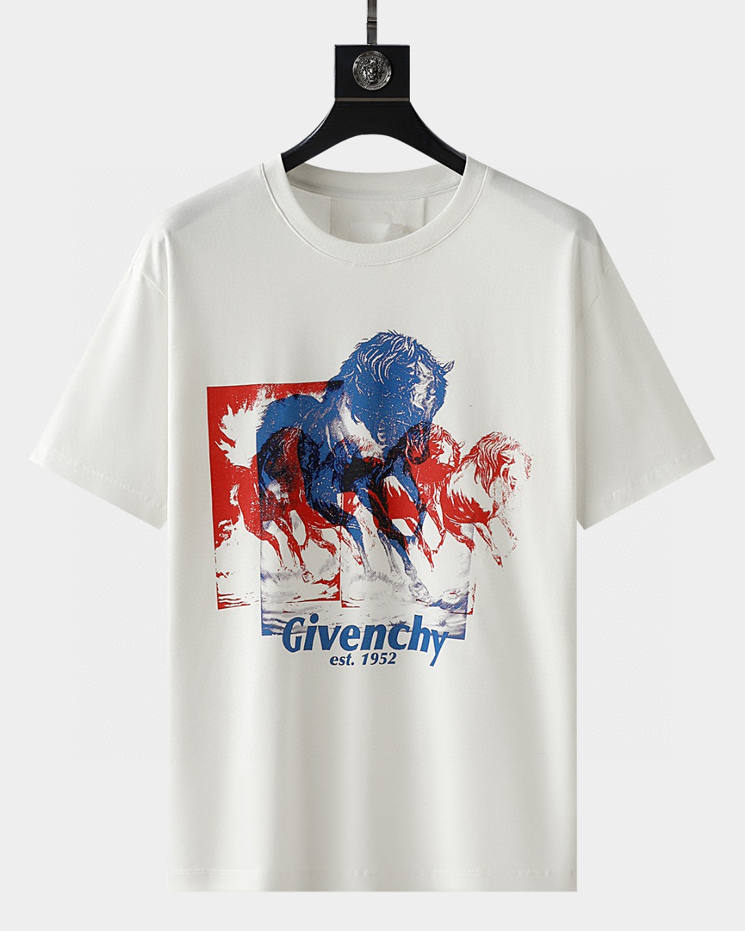 ジバンシィ 偽物 コピー 半袖 Tシャツ ウール コットン グレー 柔らかい 花柄_1