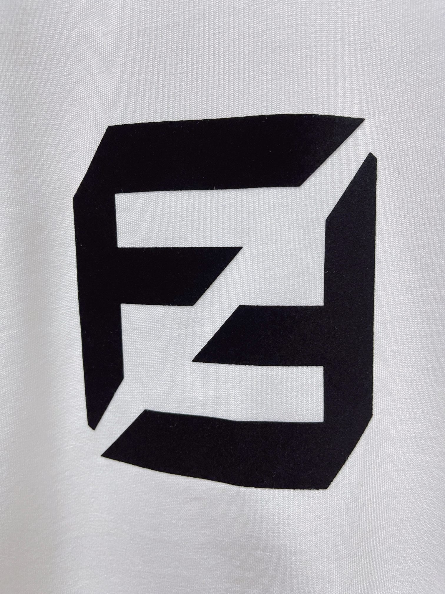 fendi t シャツＮ級品 プリント純綿 トップス 半袖 シンプル 人気定番 春夏服 通気性いい ファッション ホワイト_9