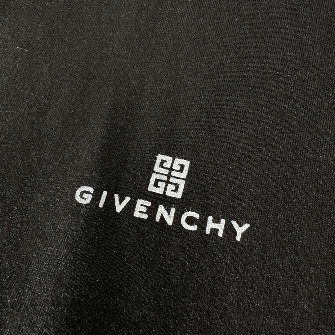ジバンシィ GIVENCHY限定 コピー 半袖 Tシャツ コットン ブラック 柔らかい 花柄_6