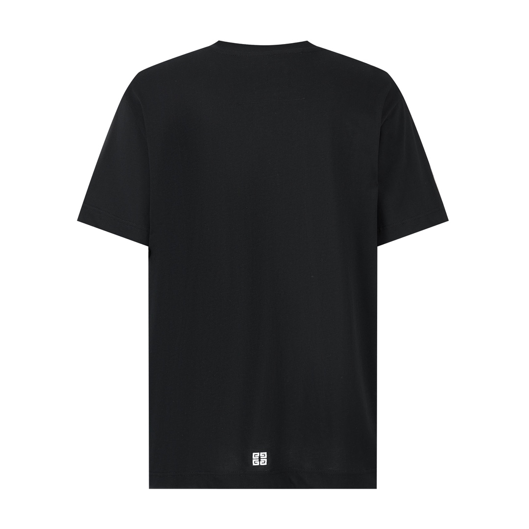 ジバンシィ n級品 コピー 半袖 Tシャツ コットン ブラック 柔らかい 花柄_2