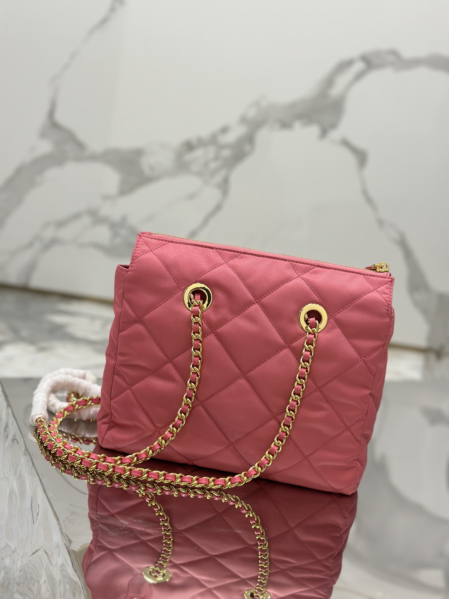期間限定SALE!! プラダ 定番バッグＮ級品 牛革 柔らかい 肩掛けバッグ チェーンバッグ ファッション ローズレッド_4