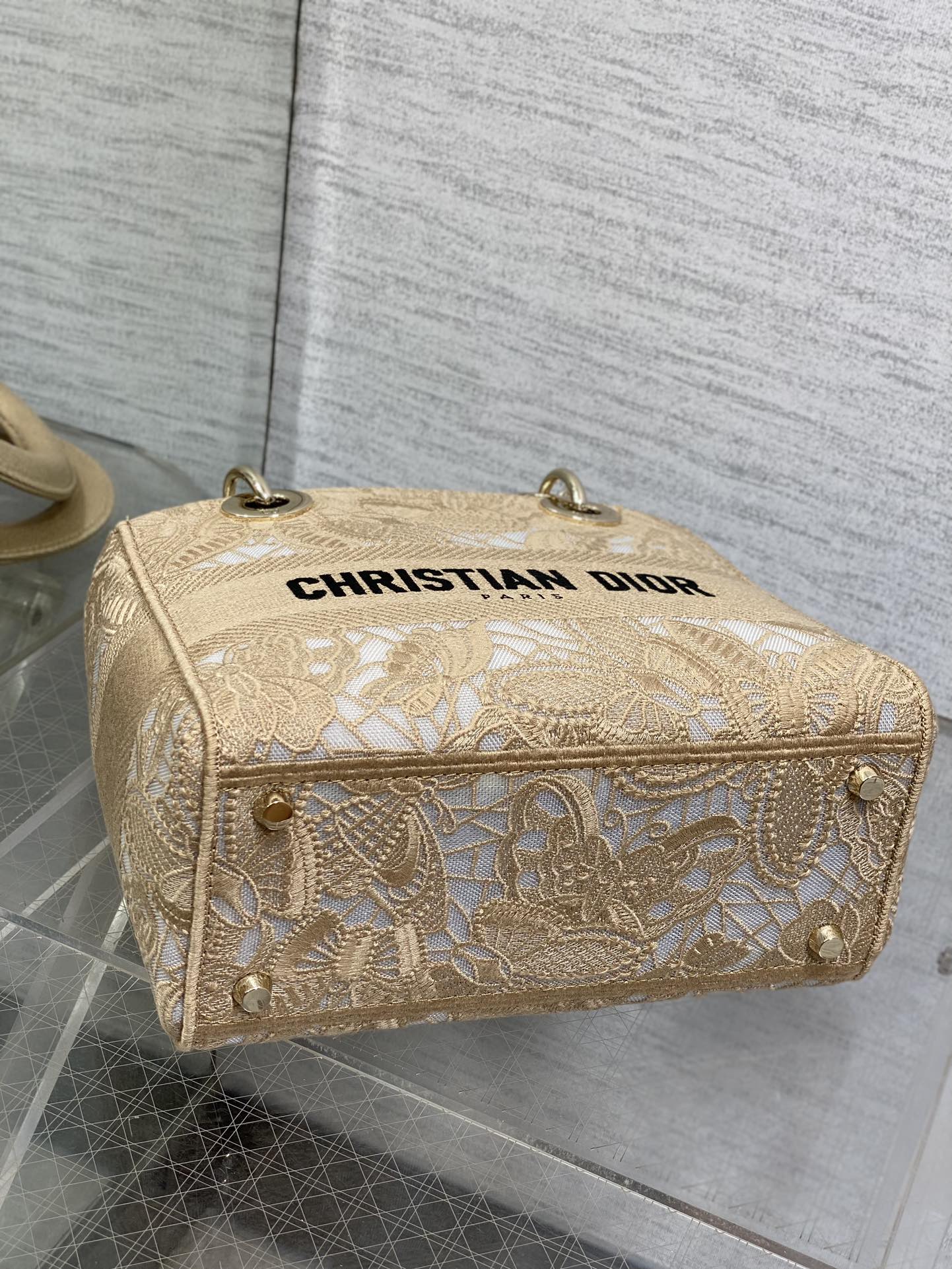 dior トート バッグ激安通販 持ちバッグ 牛革 刺繍 シンプル 綺麗！レディース ブラウン_6