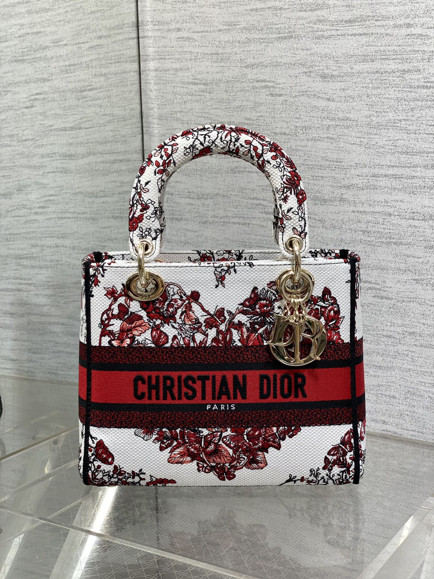 ディオール バックＮ級品 持ちバッグ 牛革 刺繍 シンプル 綺麗！ピコット レディース カラフル レッド_2