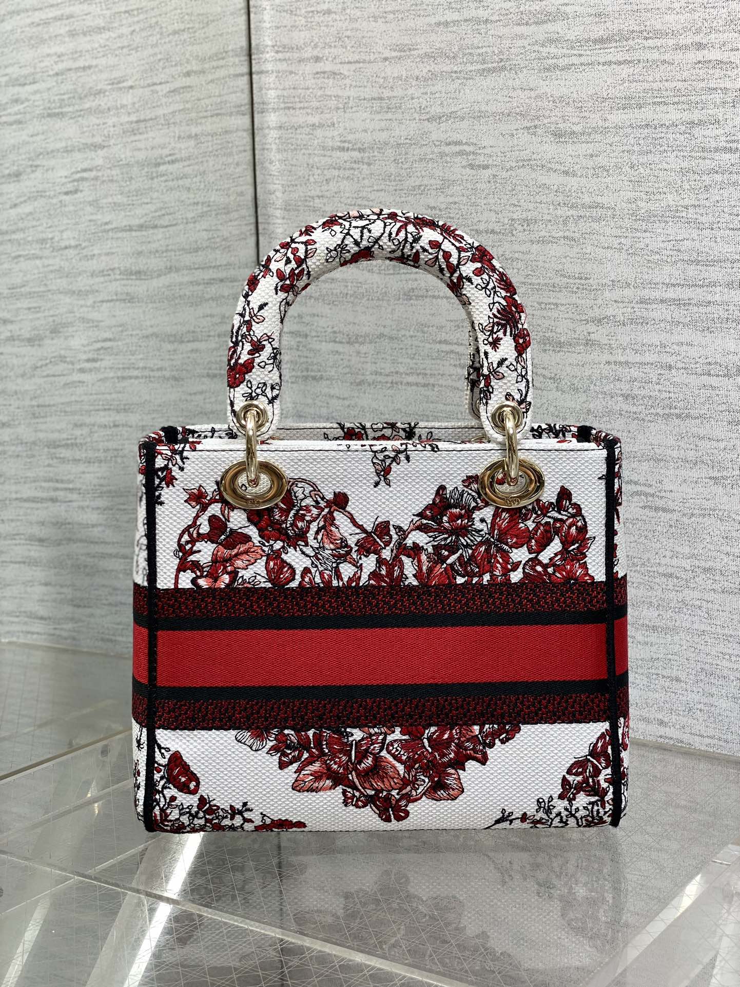 ディオール バックＮ級品 持ちバッグ 牛革 刺繍 シンプル 綺麗！ピコット レディース カラフル レッド_5
