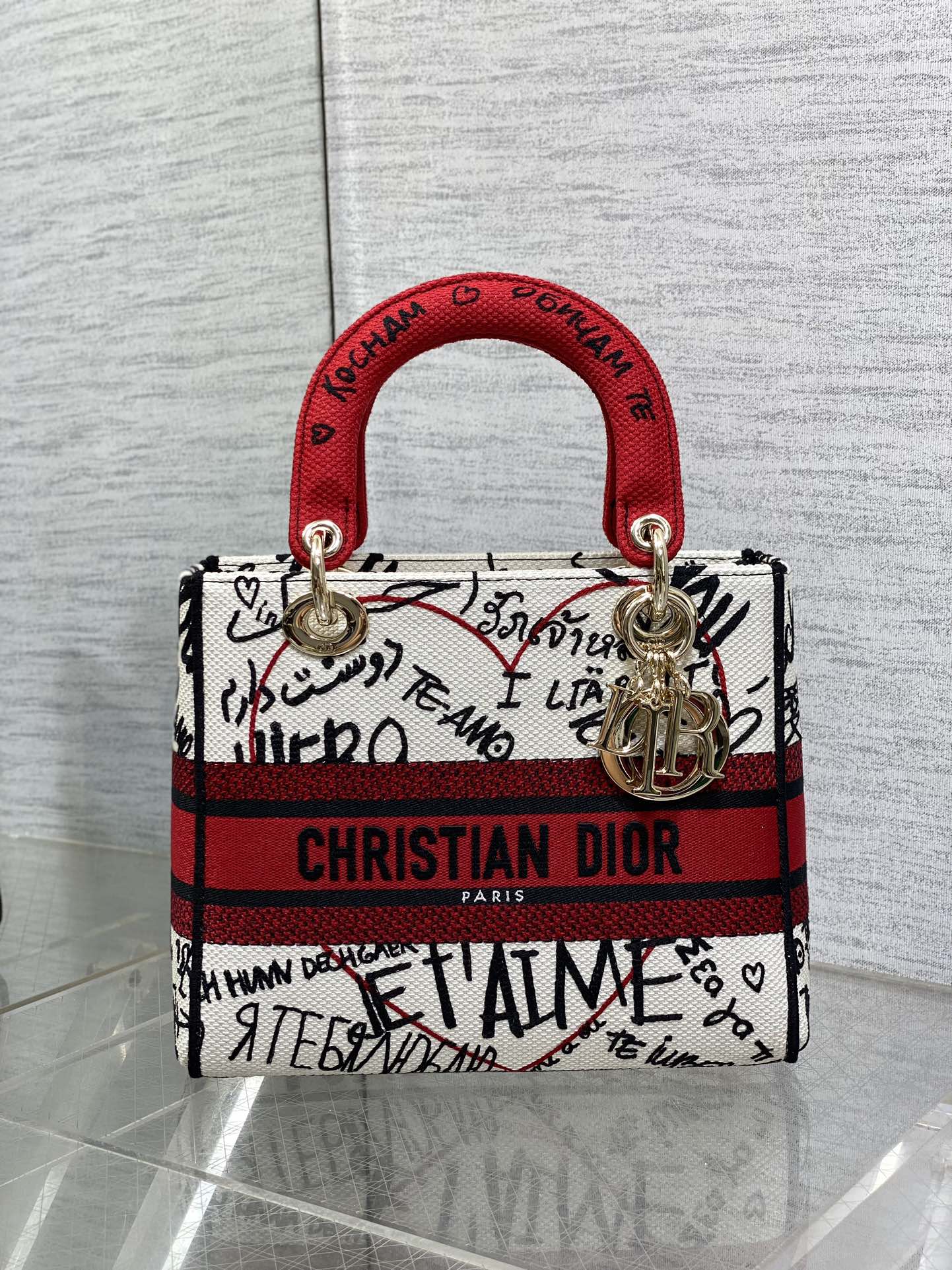 ディオール ショルダー バッグコピー 持ちバッグ 牛革 刺繍 シンプル 綺麗！ピコット レディース カラフル レッド_2