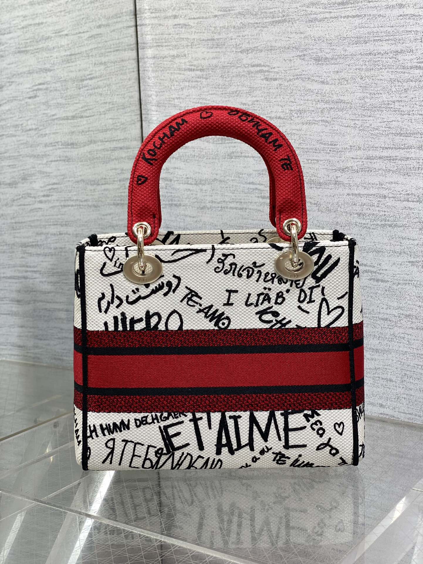 ディオール ショルダー バッグコピー 持ちバッグ 牛革 刺繍 シンプル 綺麗！ピコット レディース カラフル レッド_4