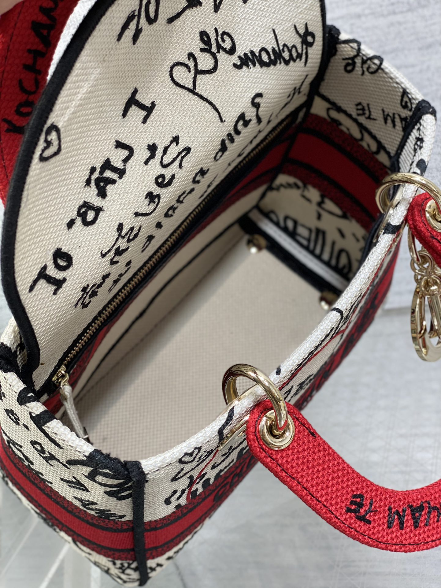 ディオール ショルダー バッグコピー 持ちバッグ 牛革 刺繍 シンプル 綺麗！ピコット レディース カラフル レッド_7