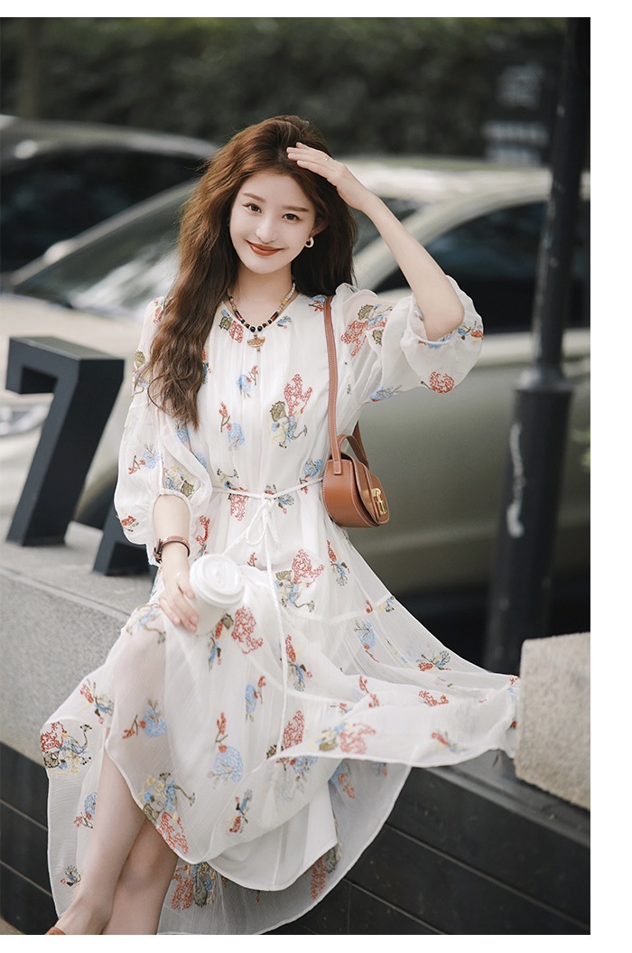 ディオール バッグ メンズ激安通販 レディース ワンピース スカート 夏服 薄い カラフル 可愛い 人気 ホワイト_7