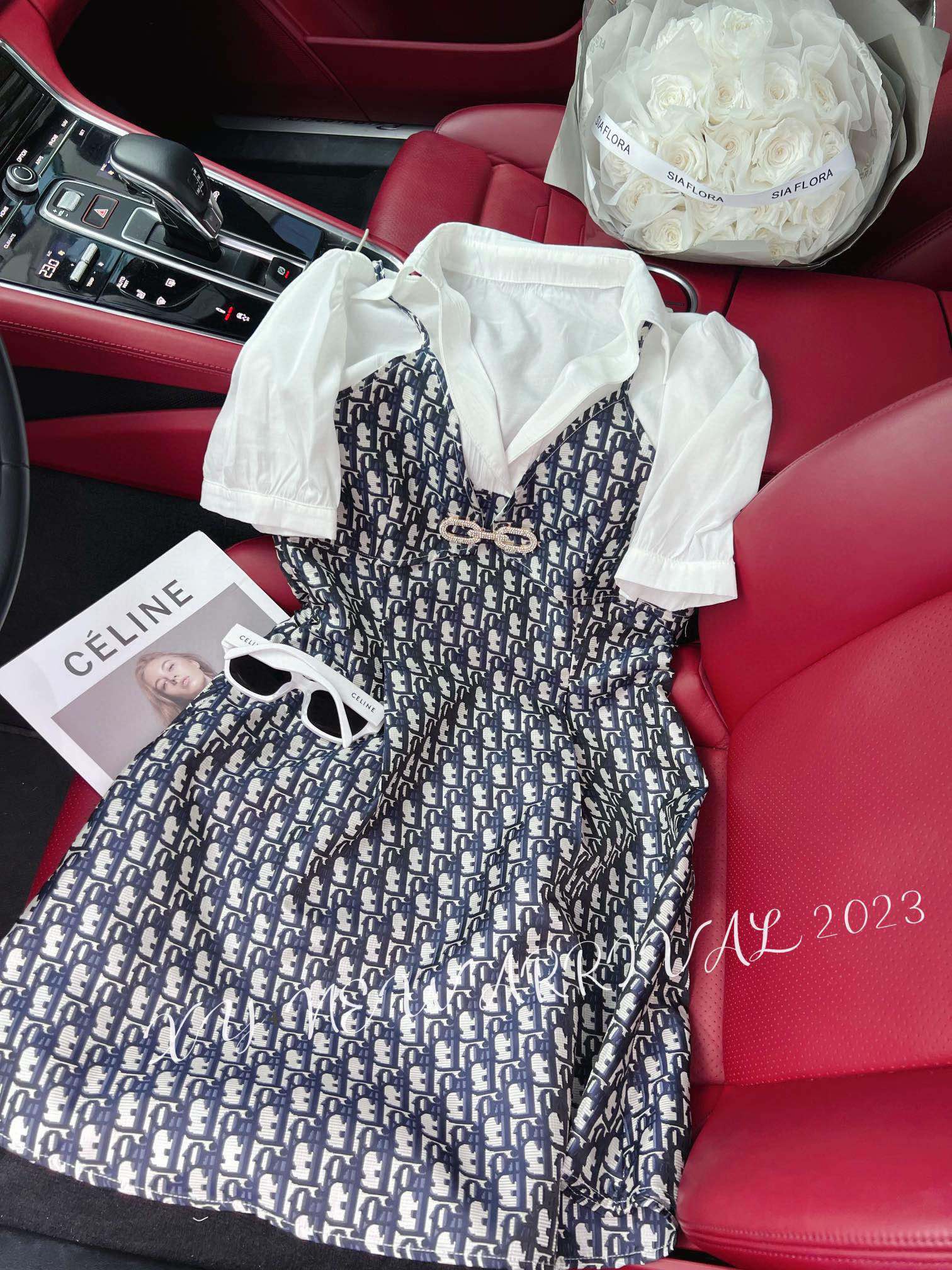 ディオール サドル バッグスーパーコピー レディース ワンピース スカート 可愛い 薄い 夏服 ファッション 個性的 ブラック_2