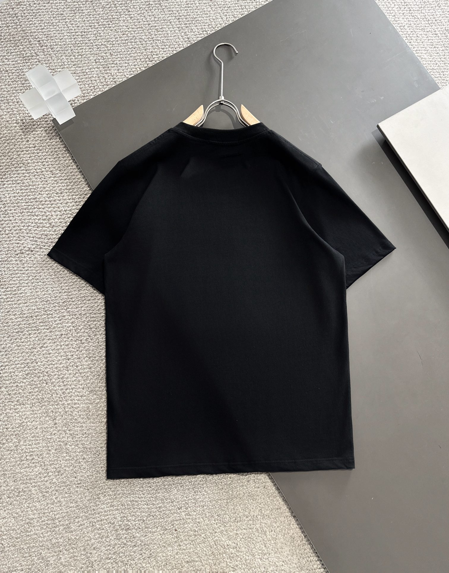 chanel ティー シャツ激安通販 純綿 トップス 丸首 半袖 プリント 柔らかい シンプル 最新品 ブラック_2