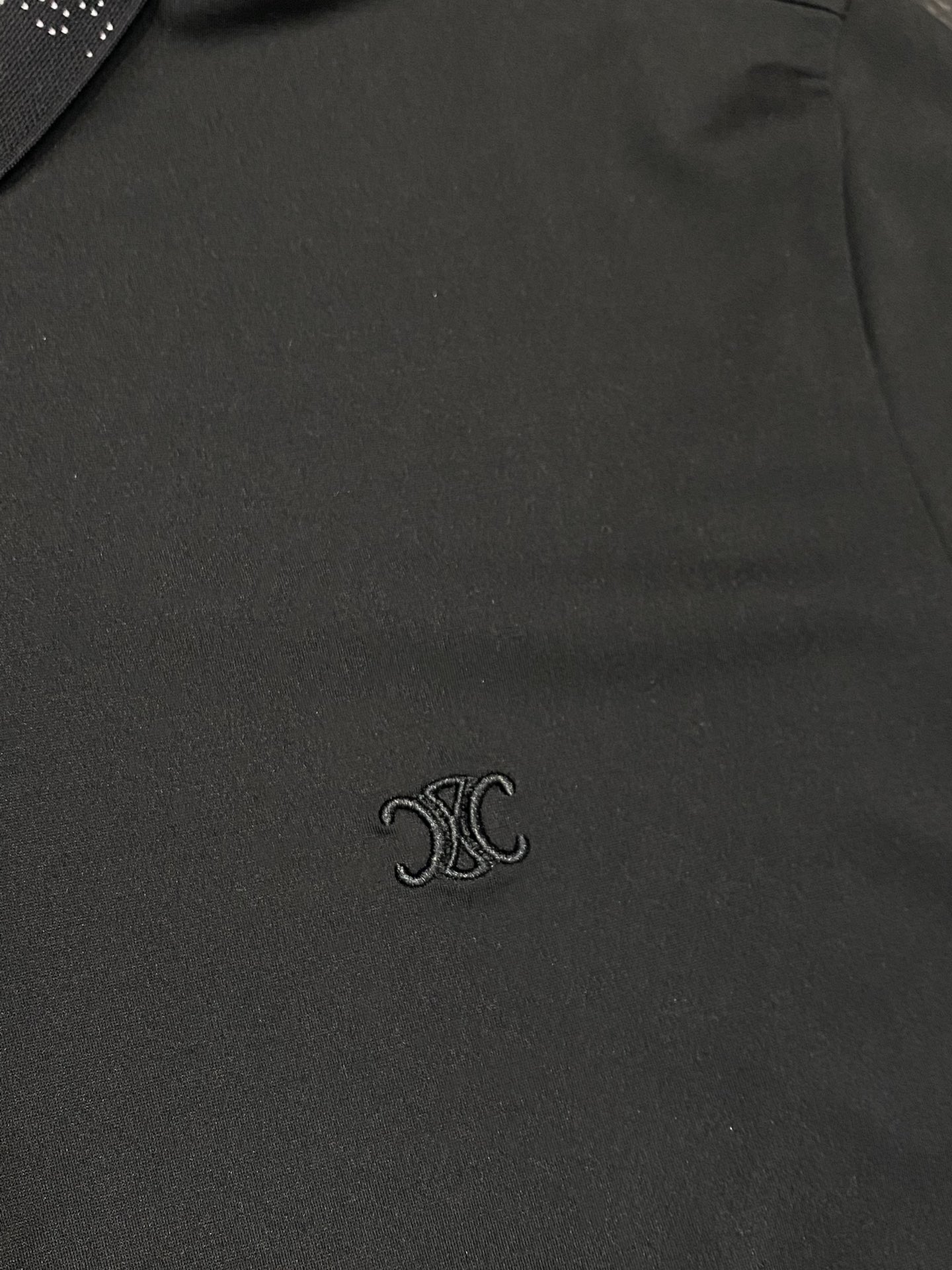 魅せるセリーヌ アウトレット tシャツ激安通販 半袖 トップス シンプル 純綿 ポロシャツ メンズ 快適 ブラック_4