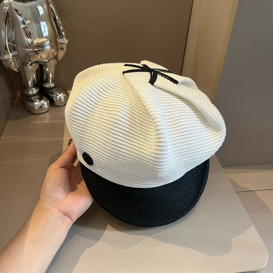 メンズ シャネルキャップＮ級品 帽子 カジュアル 大きいサイズ UVカット 通気性 アウトドア ホワイト_6