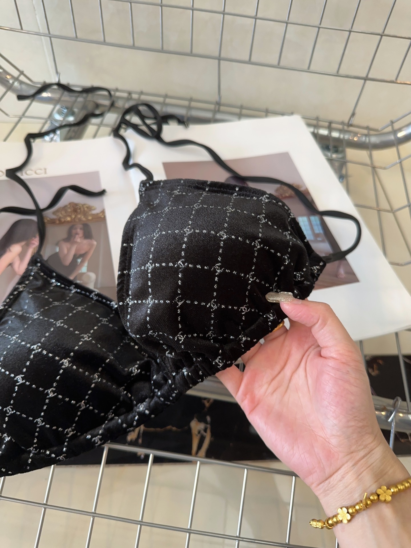 抜群な存在感  シャネルルガールＮ級品 レディース セクシー ビキニ ワンピース 旅行 スイミング 泳ぎ服 ブラック_5