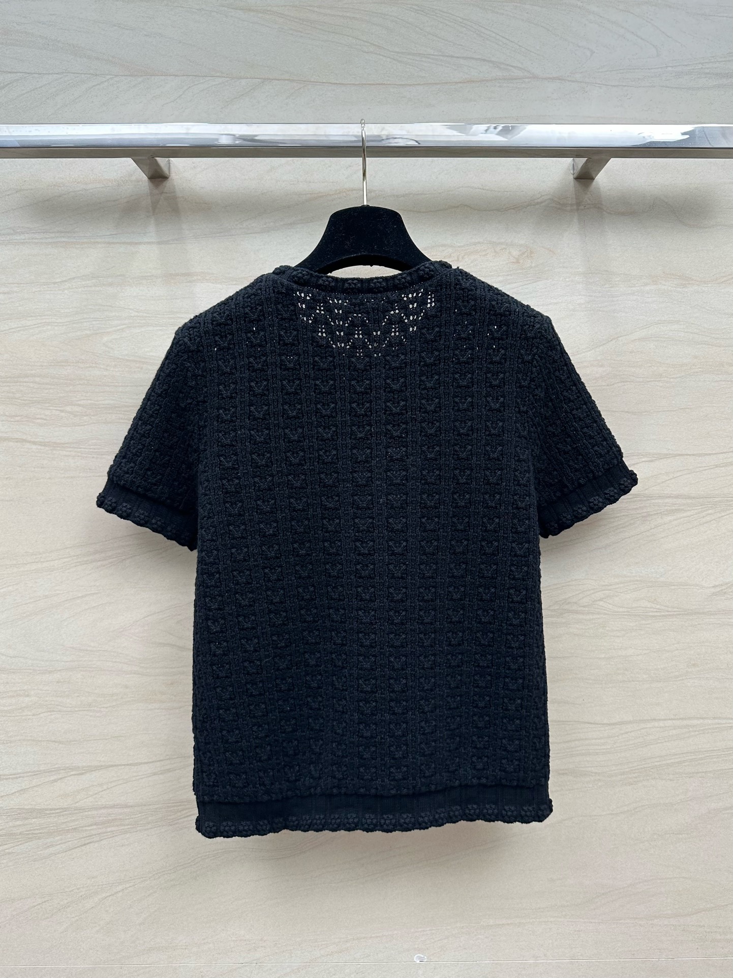 NEW夏の シャネル t シャツスーパーコピー 純綿 春夏新品 半袖 トップス 高品質 シンプル ブラック_9