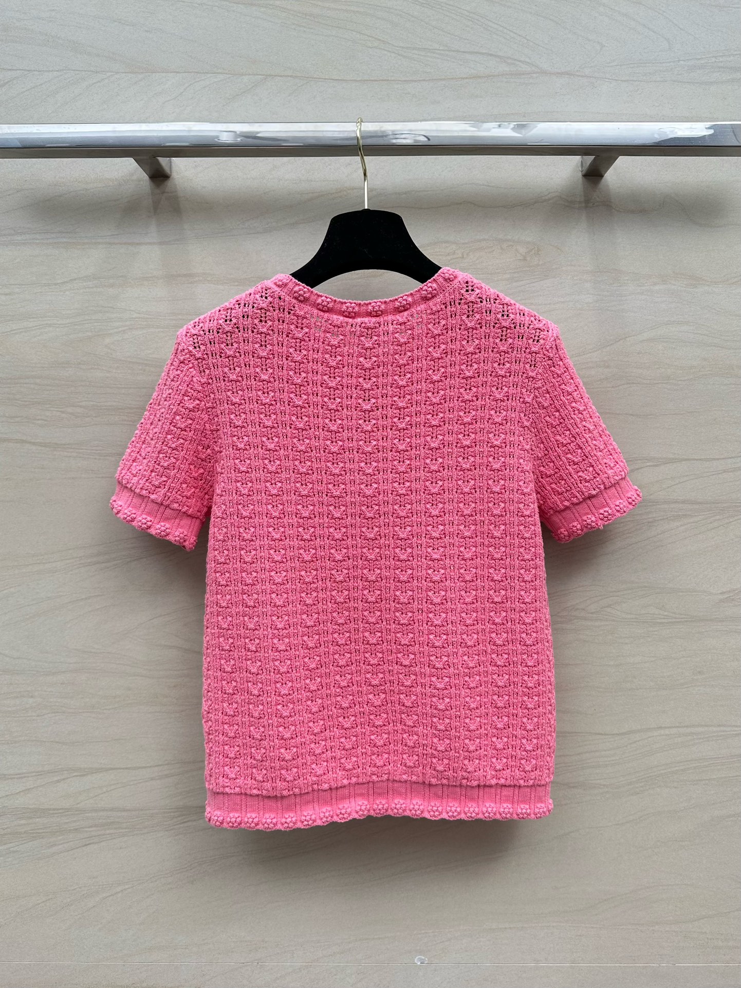 NEW夏の chanel t シャツ レディース偽物 純綿 春夏新品 半袖 トップス 高品質 シンプル ローズレッド_9