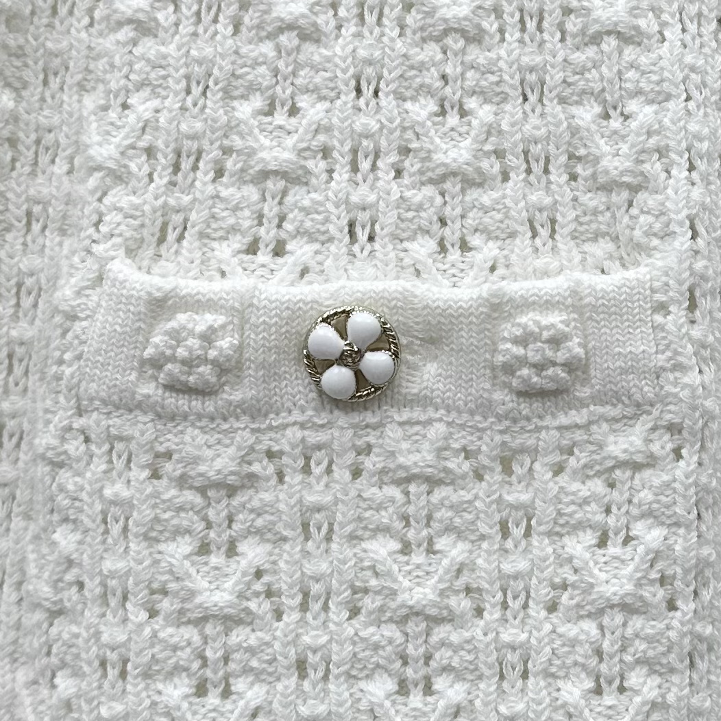シャネル スカートスーパーコピー 春夏新品 刺繍 半身 ファッション 高級感 A形 美脚 レディース ホワイト_5