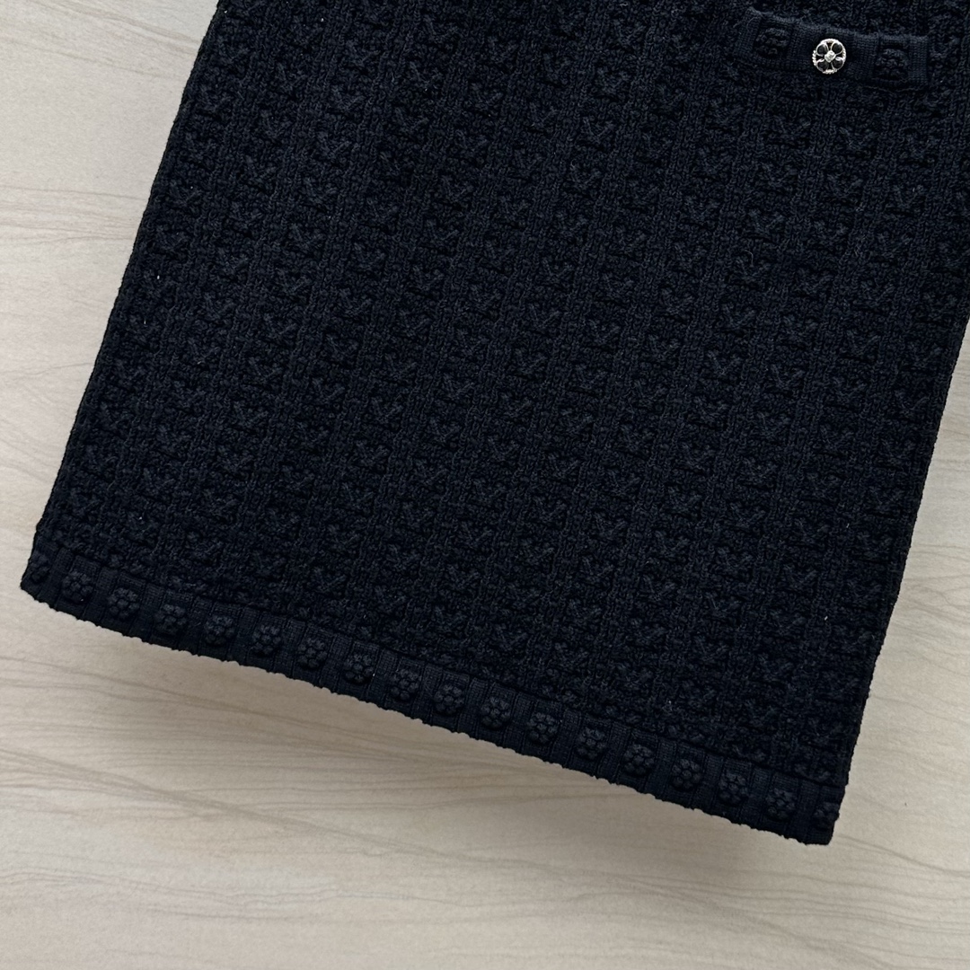 chanel スカート激安通販 春夏新品 刺繍 半身 ファッション 高級感 A形 美脚 レディース ブラック_6