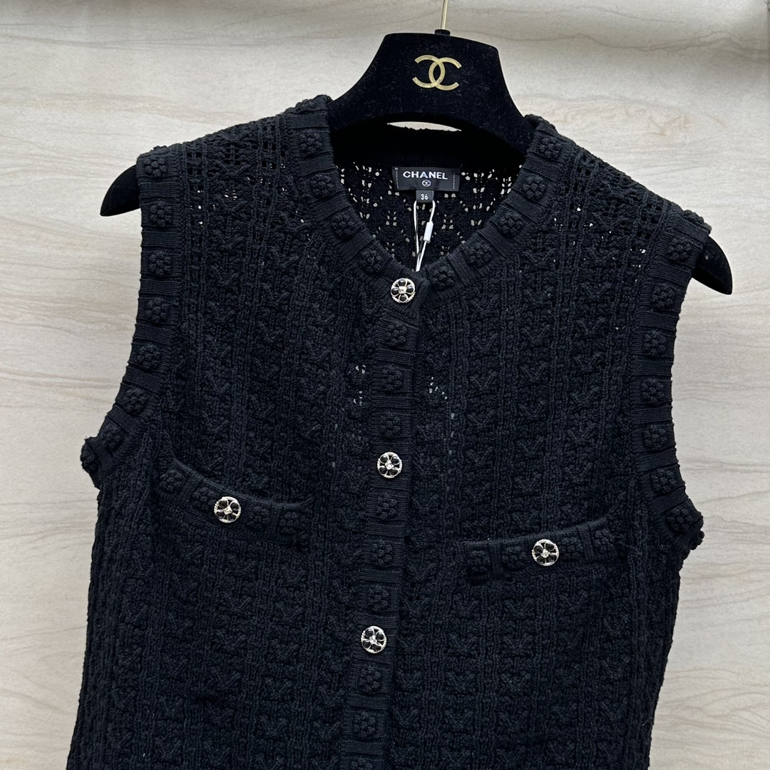 超激得品質保証 シャネル デニム スカートＮ級品 夏服 ワンピース 無袖 レディース ファッション ブラック_3