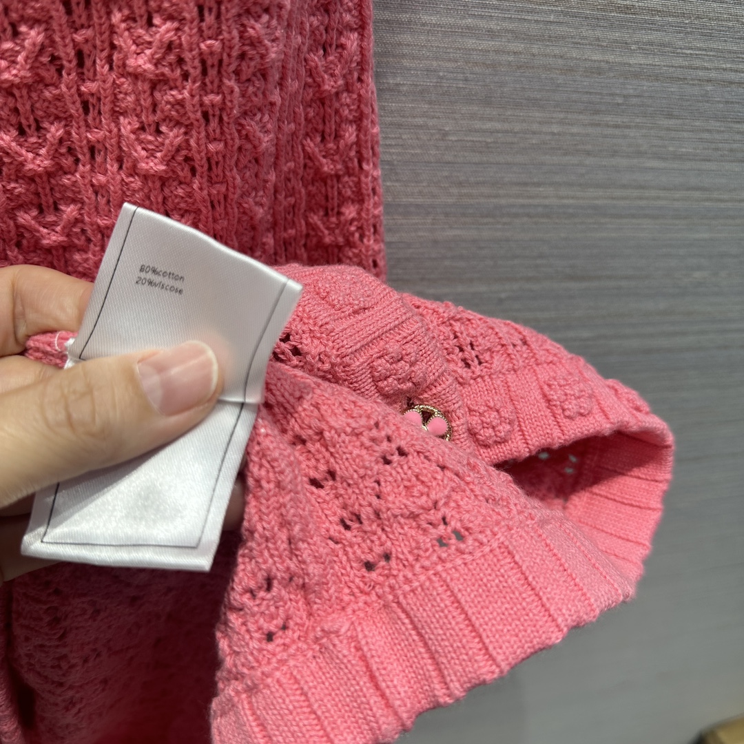 限定人気品★セール！シャネル ニット スカートコピー 夏服 ワンピース 無袖 レディース ファッション ピンク_8