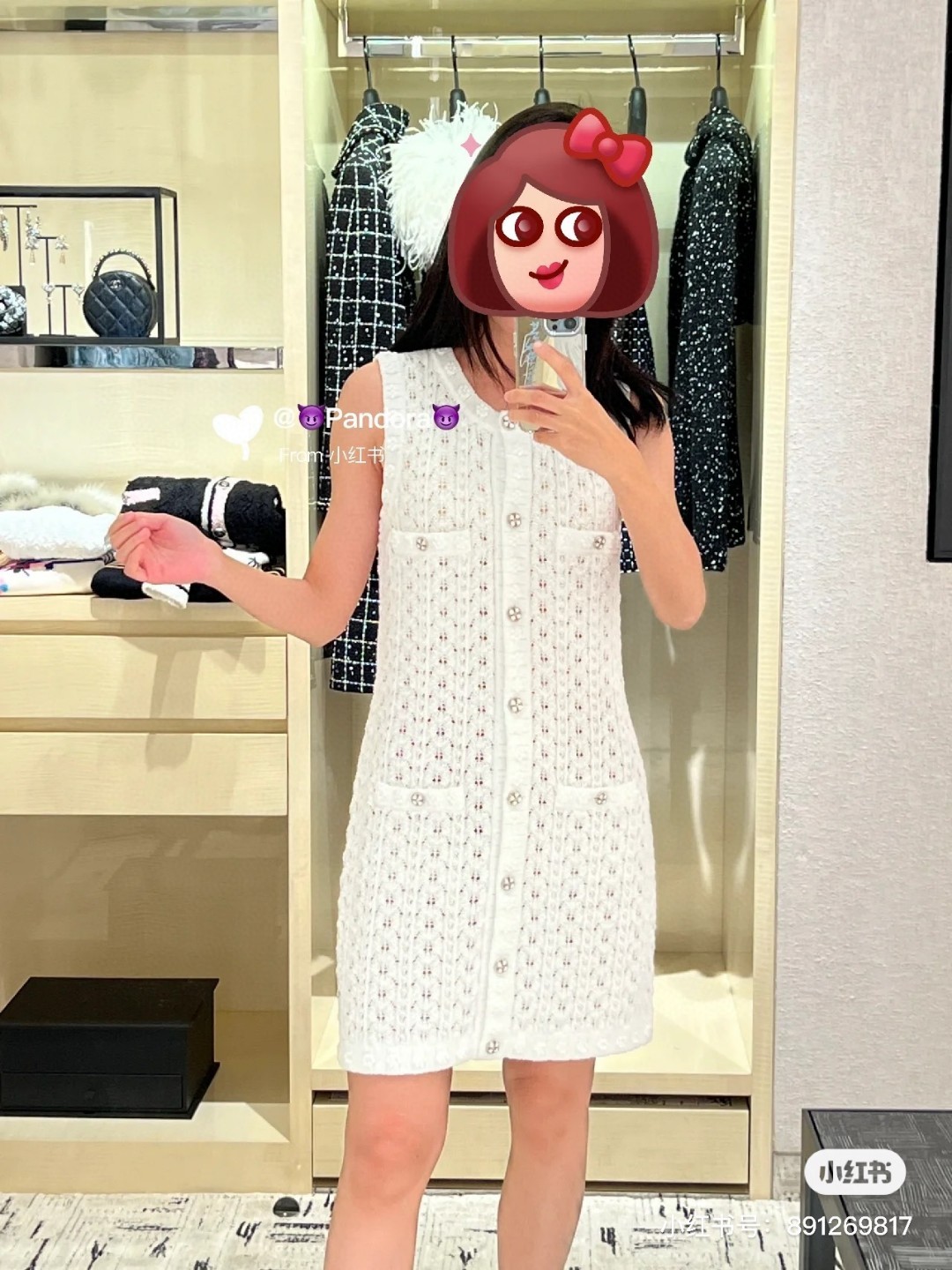 限定人気品★セール！シャネル ミニ スカートスーパーコピー 夏服 ワンピース 無袖 レディース ファッション ホワイト_13