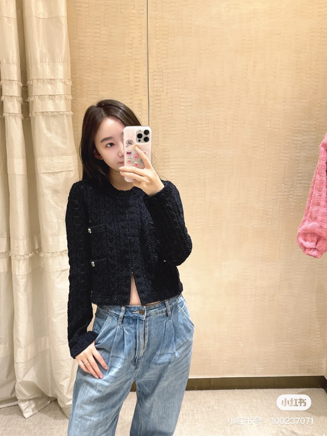 シャネル ツイード ジャケット激安通販 春新作 アウター トップス レディース 編み ファッション 人気服 ブラック_10