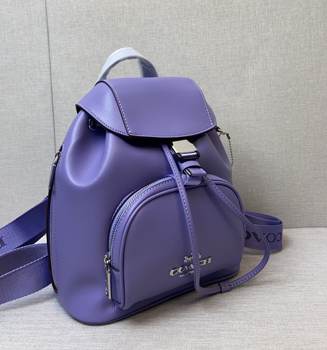 品質保証安い coach バッグ 赤コピー バックバッグ レザー 牛革 カジュアル 旅行 レディース パープル_4