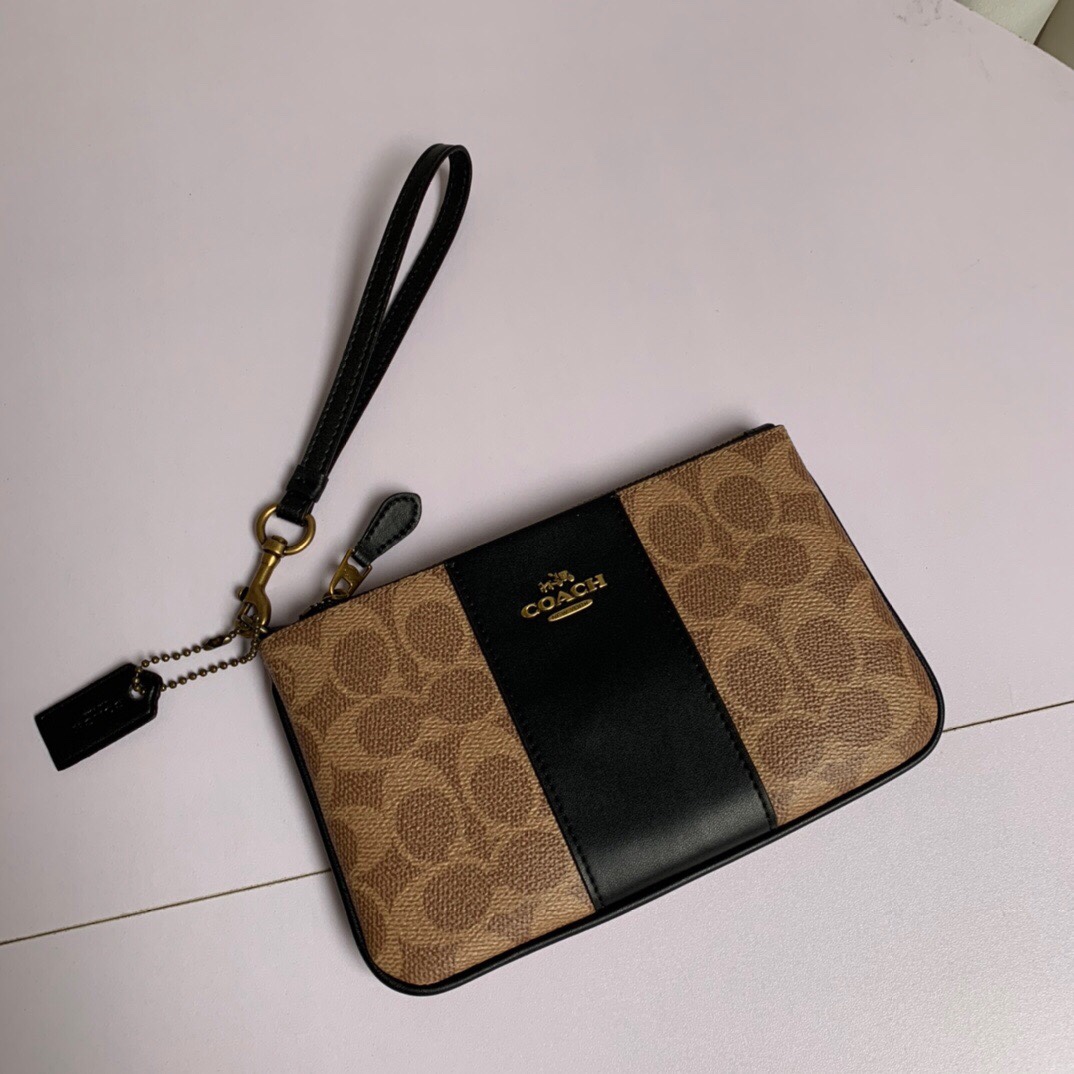 コーチバッグ お手入れコピー 花柄 財布 持ちバッグ 一つ折り フェニックス 小銭入れ 革製 レディース ブラック_3