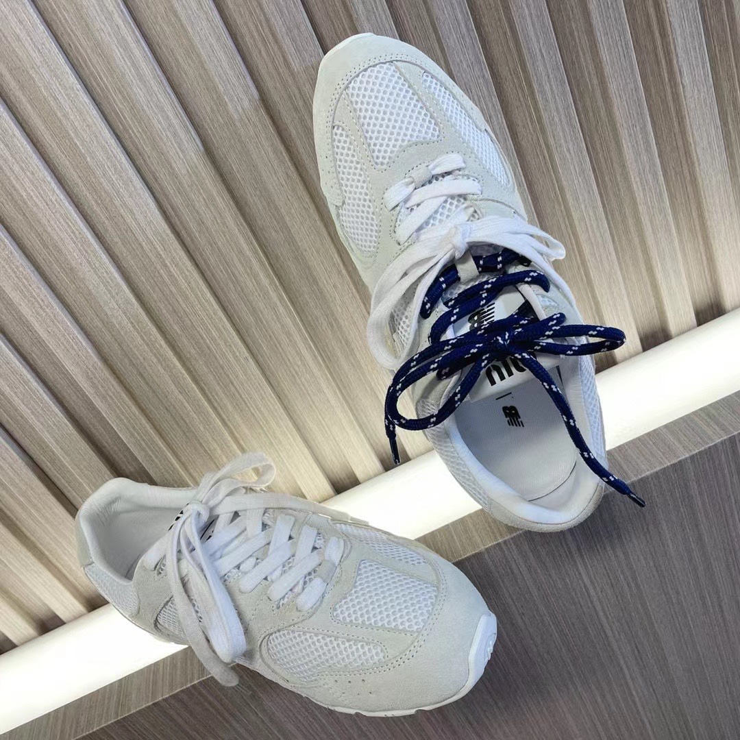 miumiu フラット シューズＮ級品 運動 ランニング スニーカー Miu Miu x New Balanceコラボ 春夏品 ホワイト_3